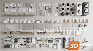 Bathroom accessories Skp Files